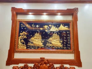 Tranh treo phòng khách sang trọng – trang trí không gian sống đẳng cấp
